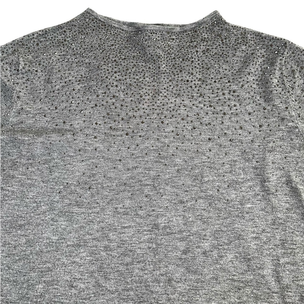 Sparkly gray sweater wool blend - Picture 7 of 9